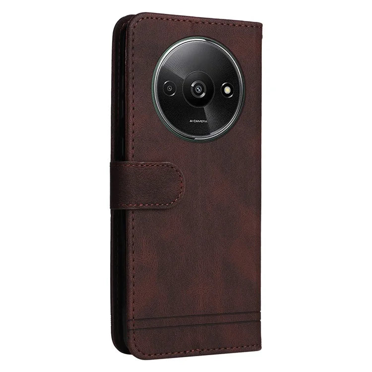 For Xiaomi Redmi A3 Case PU Leather Phone Wallet Cover with Stand