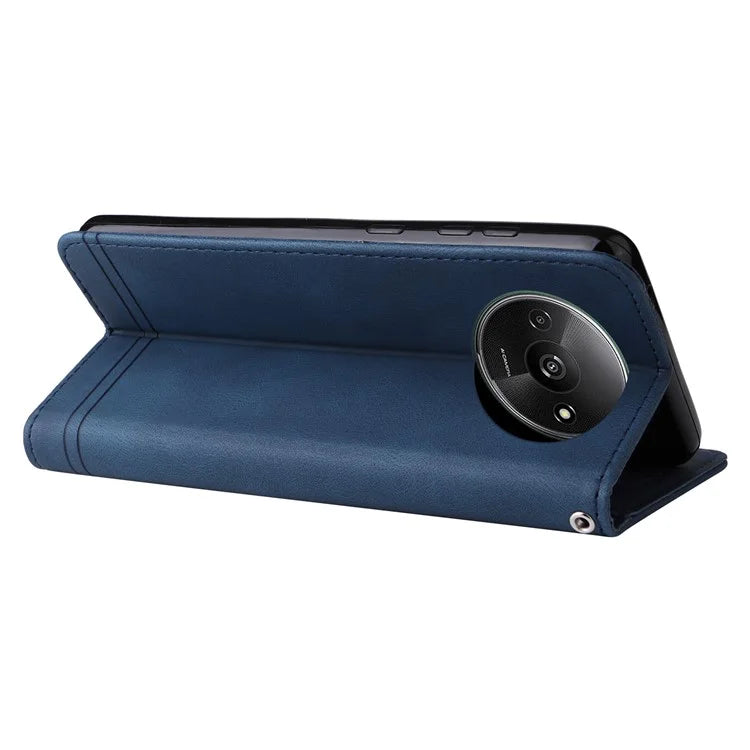 For Xiaomi Redmi A3 Case PU Leather Phone Wallet Cover with Stand