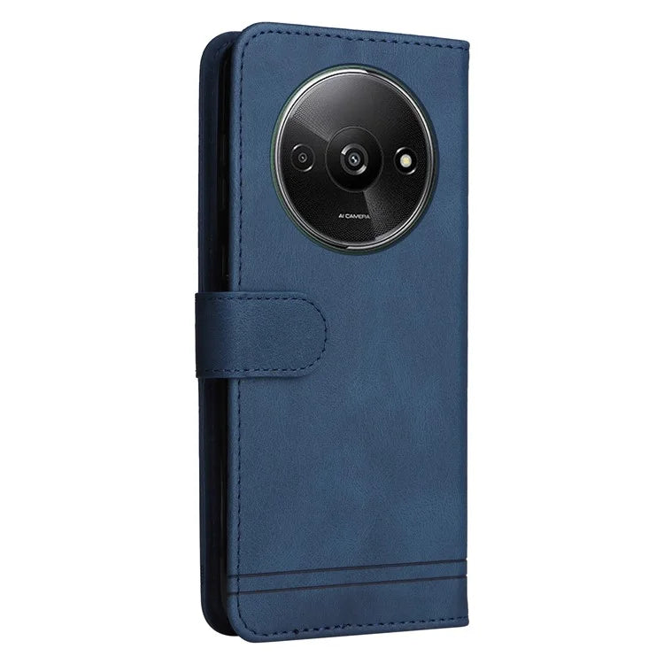 For Xiaomi Redmi A3 Case PU Leather Phone Wallet Cover with Stand