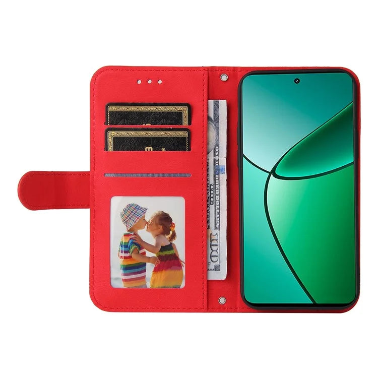 For Realme 12+ 5G Case Hardware Tree Decor Leather Wallet Phone Cover