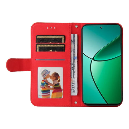 For Realme 12+ 5G Case Hardware Tree Decor Leather Wallet Phone Cover