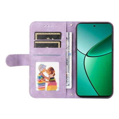 For Realme 12+ 5G Case Hardware Tree Decor Leather Wallet Phone Cover