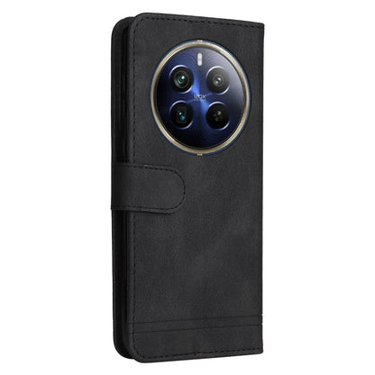 For Realme 12 Pro 5G / 12 Pro+ 5G Leather Case Skin-touch Texture Wallet Phone Cover