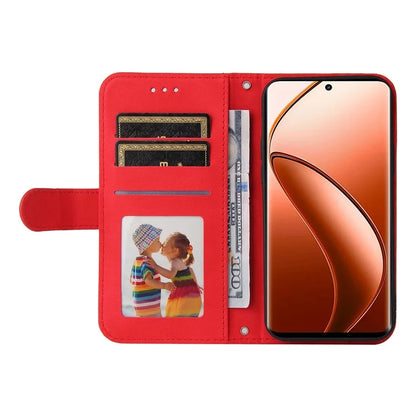 For Realme 12 Pro 5G / 12 Pro+ 5G Leather Case Skin-touch Texture Wallet Phone Cover