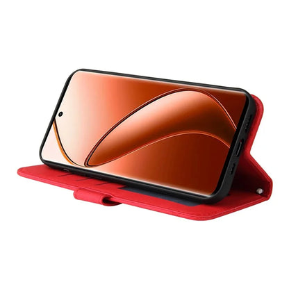 For Realme 12 Pro 5G / 12 Pro+ 5G Leather Case Skin-touch Texture Wallet Phone Cover