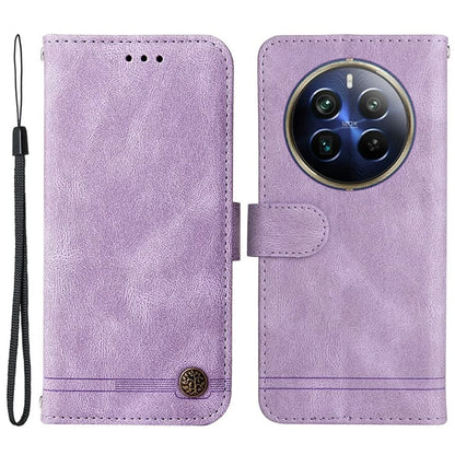 For Realme 12 Pro 5G / 12 Pro+ 5G Leather Case Skin-touch Texture Wallet Phone Cover
