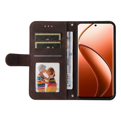 For Realme 12 Pro 5G / 12 Pro+ 5G Leather Case Skin-touch Texture Wallet Phone Cover