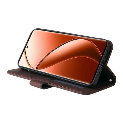 For Realme 12 Pro 5G / 12 Pro+ 5G Leather Case Skin-touch Texture Wallet Phone Cover