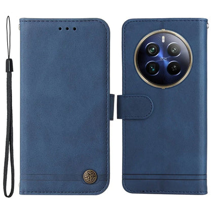 For Realme 12 Pro 5G / 12 Pro+ 5G Leather Case Skin-touch Texture Wallet Phone Cover