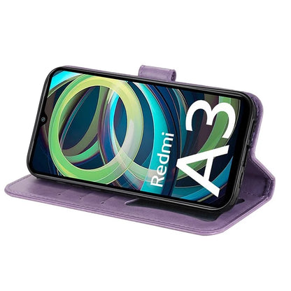For Xiaomi Redmi A3 Case PU Leather +TPU Phone Cover with Wallet Stand