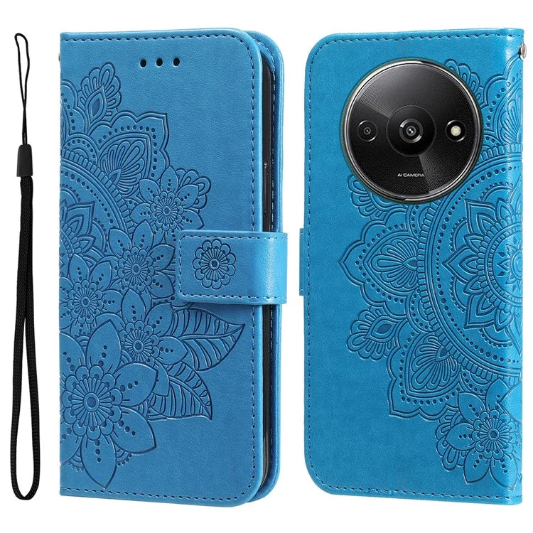 For Xiaomi Redmi A3 Case PU Leather +TPU Phone Cover with Wallet Stand