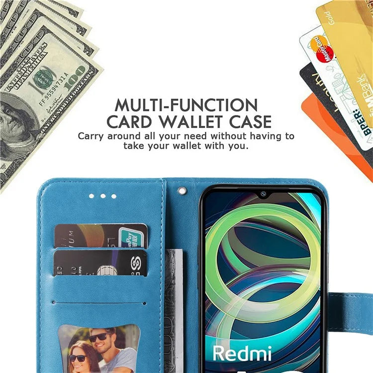 For Xiaomi Redmi A3 Case PU Leather +TPU Phone Cover with Wallet Stand