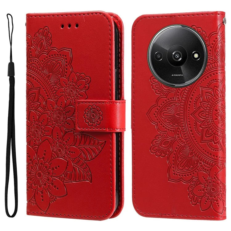 For Xiaomi Redmi A3 Case PU Leather +TPU Phone Cover with Wallet Stand