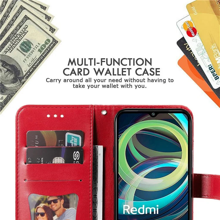 For Xiaomi Redmi A3 Case PU Leather +TPU Phone Cover with Wallet Stand