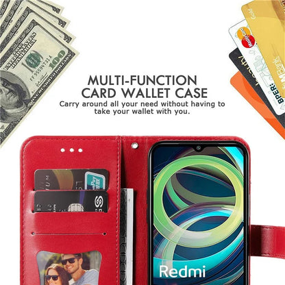 For Xiaomi Redmi A3 Case PU Leather +TPU Phone Cover with Wallet Stand