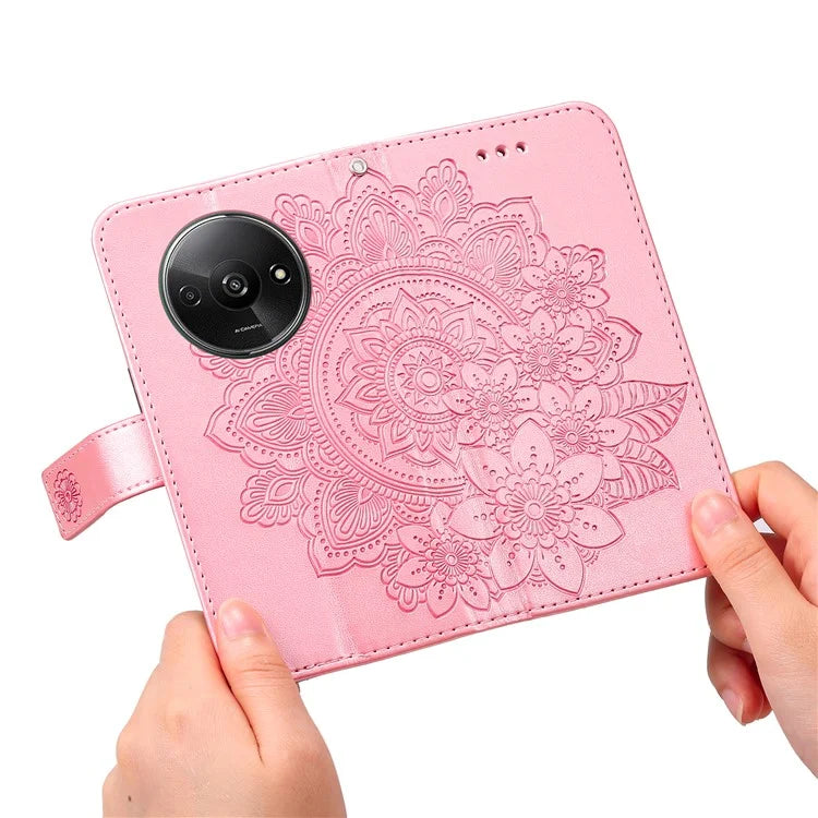 For Xiaomi Redmi A3 Case PU Leather +TPU Phone Cover with Wallet Stand