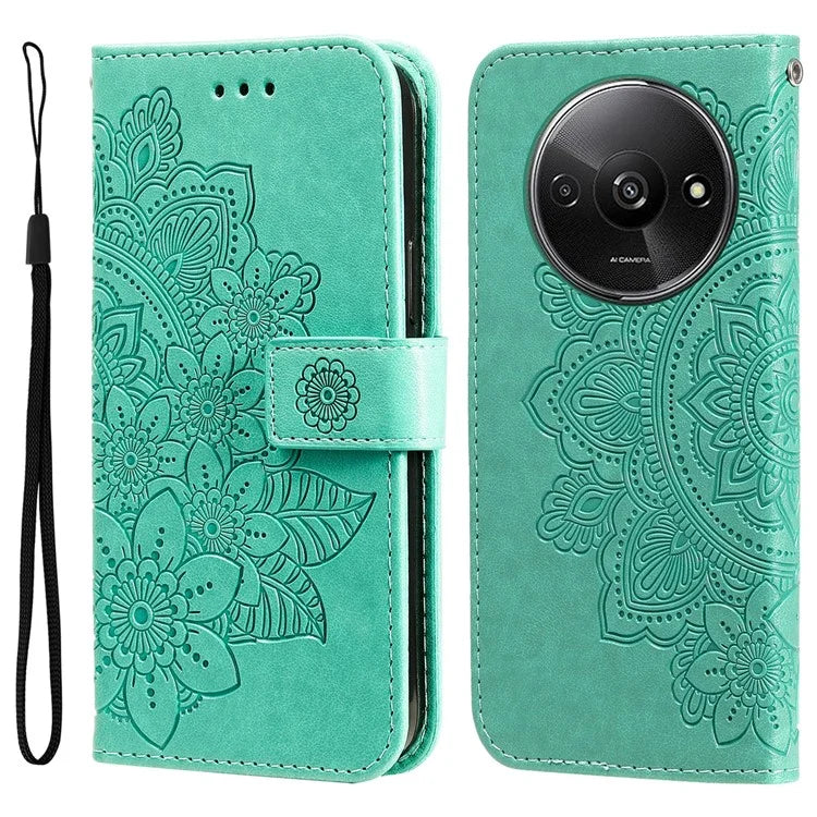 For Xiaomi Redmi A3 Case PU Leather +TPU Phone Cover with Wallet Stand