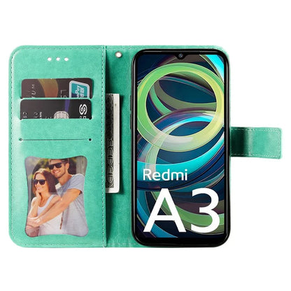 For Xiaomi Redmi A3 Case PU Leather +TPU Phone Cover with Wallet Stand