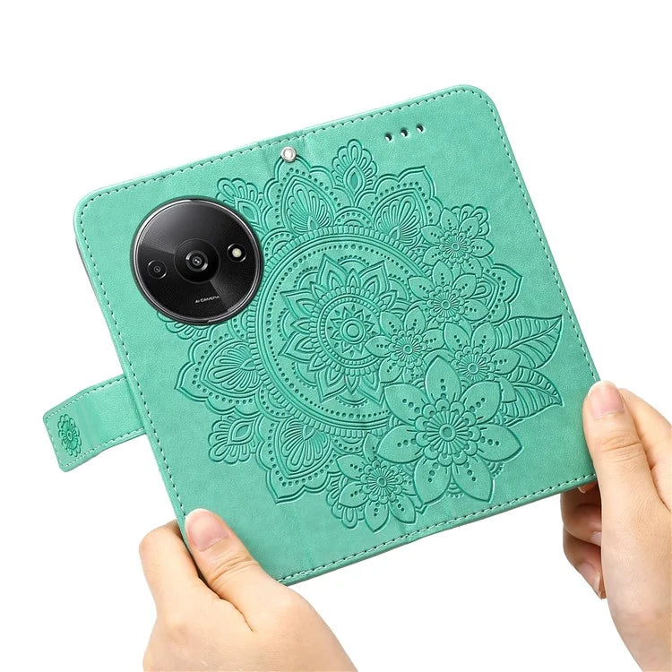 For Xiaomi Redmi A3 Case PU Leather +TPU Phone Cover with Wallet Stand