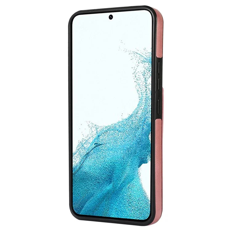 For Samsung Galaxy A14 5G / 4G Case RFID Blocking Wallet Leather Coated TPU Phone Cover