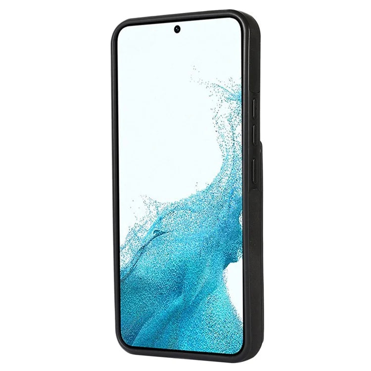 For Samsung Galaxy A14 5G / 4G Case RFID Blocking Wallet Leather Coated TPU Phone Cover