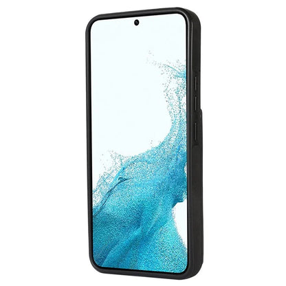 For Samsung Galaxy A14 5G / 4G Case RFID Blocking Wallet Leather Coated TPU Phone Cover