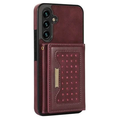 For Samsung Galaxy A14 5G / 4G Case RFID Blocking Wallet Leather Coated TPU Phone Cover