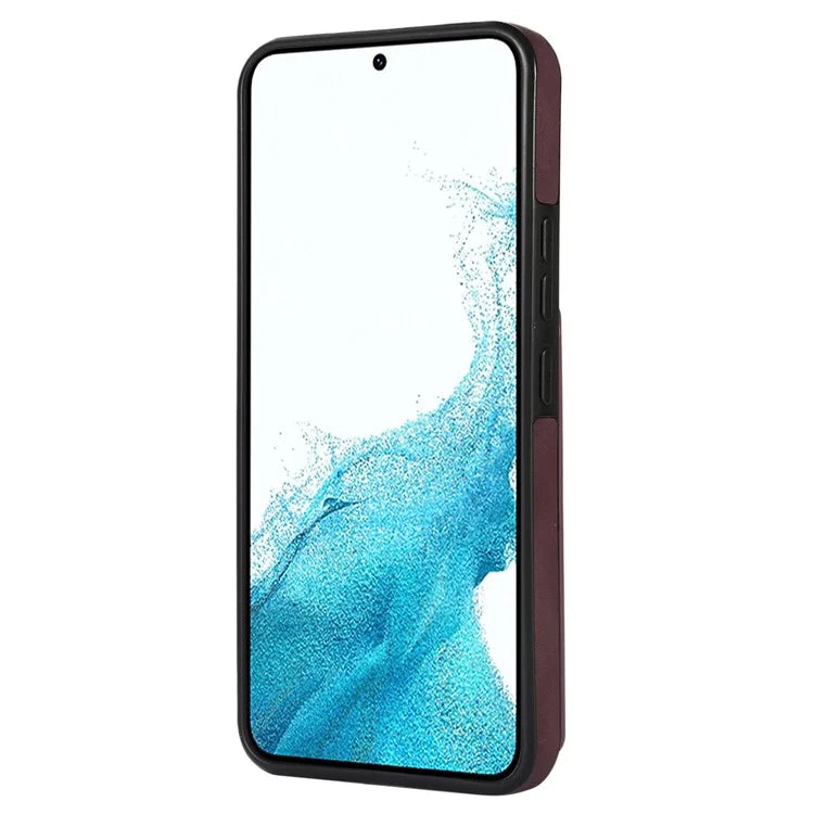 For Samsung Galaxy A14 5G / 4G Case RFID Blocking Wallet Leather Coated TPU Phone Cover