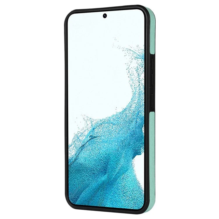 For Samsung Galaxy A14 5G / 4G Cover TPU Leather Phone Case RFID Blocking Hidden Mirror