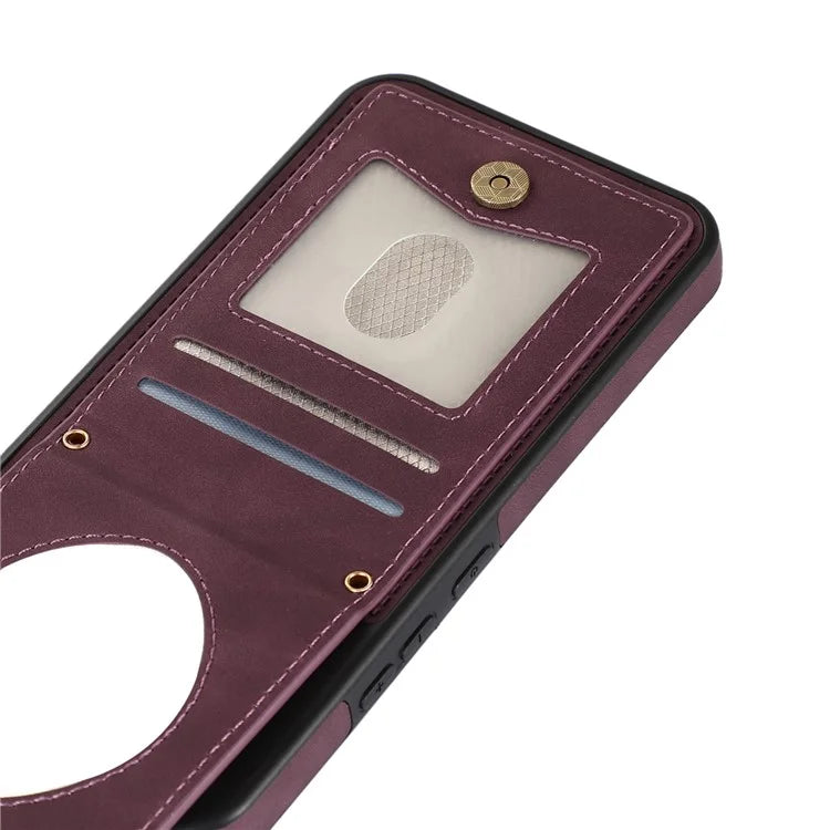 For Samsung Galaxy A14 5G / 4G Cover TPU Leather Phone Case RFID Blocking Hidden Mirror