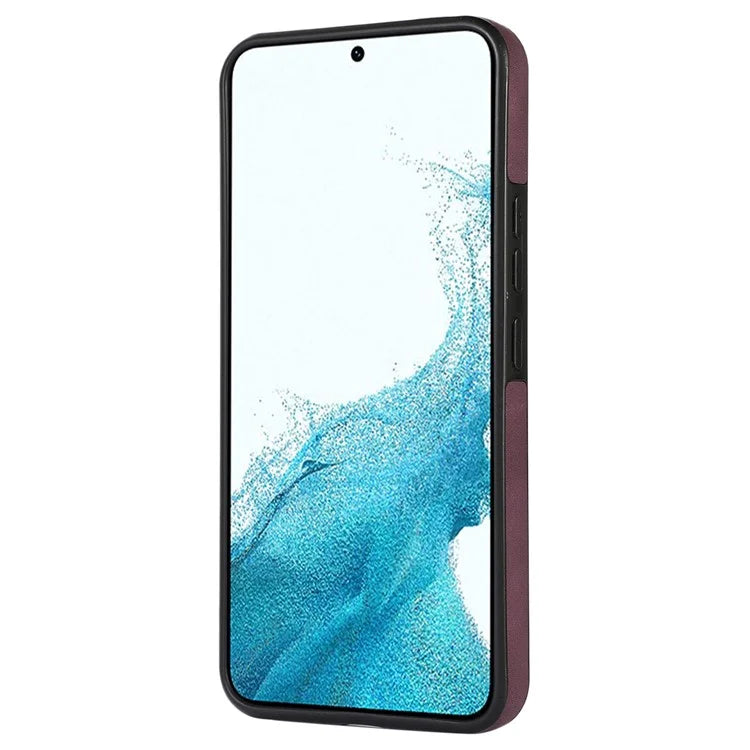 For Samsung Galaxy A14 5G / 4G Cover TPU Leather Phone Case RFID Blocking Hidden Mirror