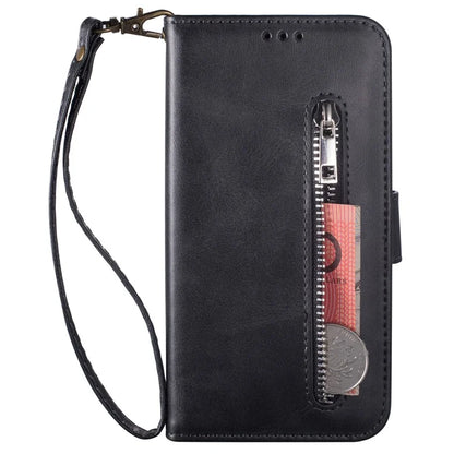 For Samsung Galaxy A05s 4G Leather Case Zipper Pocket Phone Cover with Wallet Stand