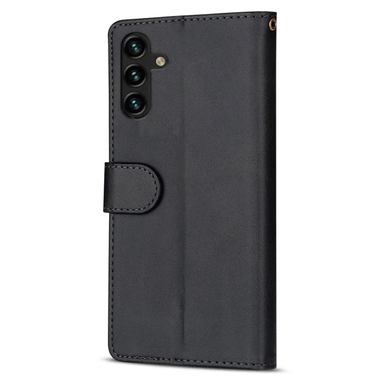 For Samsung Galaxy A05s 4G Leather Case Zipper Pocket Phone Cover with Wallet Stand