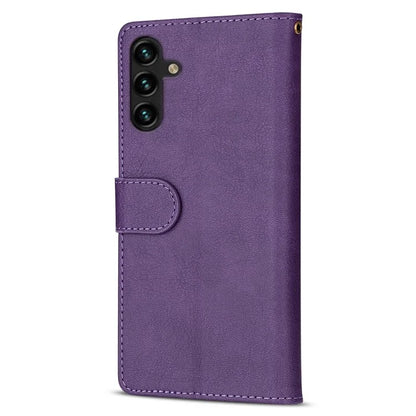 For Samsung Galaxy A05s 4G Leather Case Zipper Pocket Phone Cover with Wallet Stand