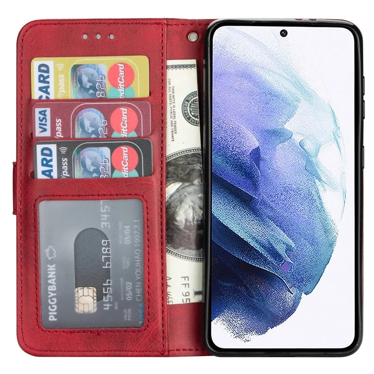 For Samsung Galaxy A05s 4G Leather Case Zipper Pocket Phone Cover with Wallet Stand