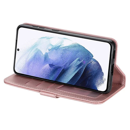 For Samsung Galaxy A24 4G (162.1 x 77.6 x 8.3mm) Case PU Leather Zipper Wallet Phone Cover