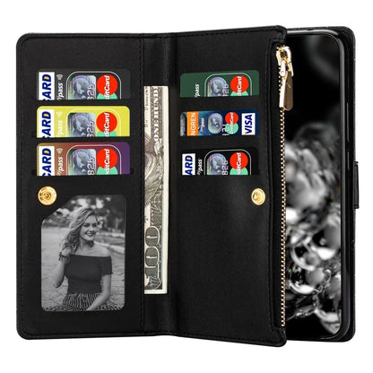 For Samsung Galaxy A05s 4G Leather Case Glittery Phone Cover with Zipper Wallet