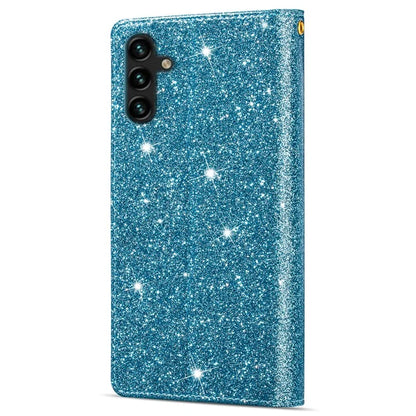 For Samsung Galaxy A05s 4G Leather Case Glittery Phone Cover with Zipper Wallet