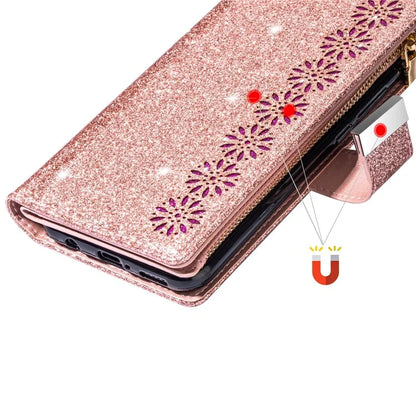 For Xiaomi Redmi Note 13 Pro 5G / Poco X6 5G Case Leather Phone Cover Glitter Surface
