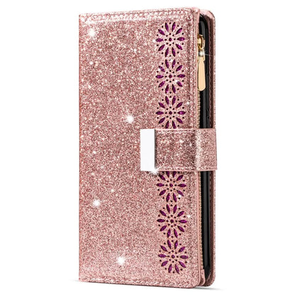 For Xiaomi Redmi Note 13 Pro 5G / Poco X6 5G Case Leather Phone Cover Glitter Surface