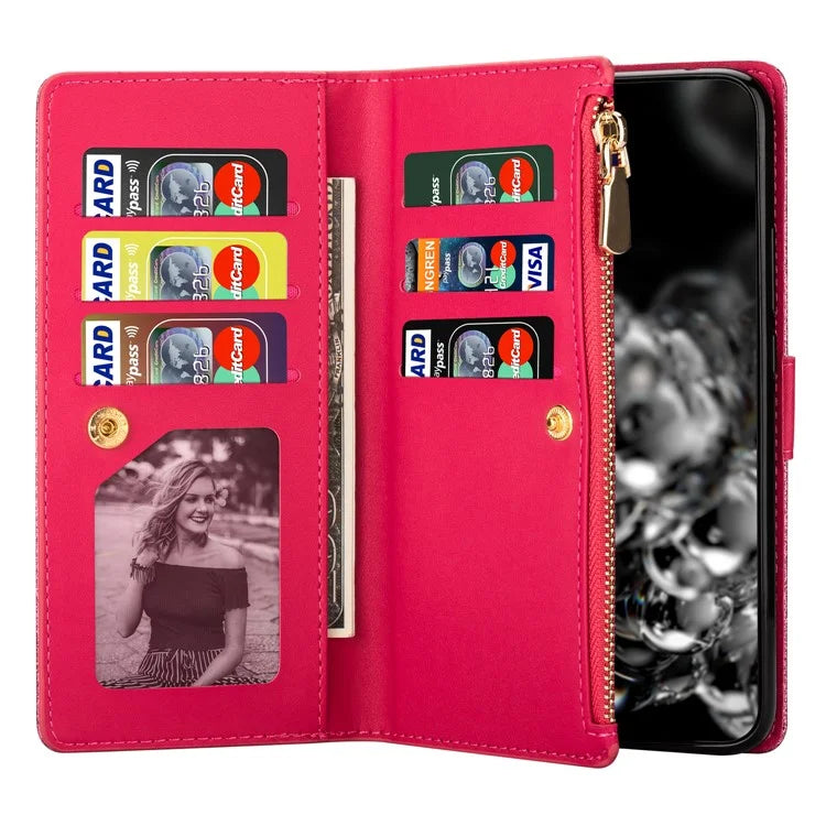 For Xiaomi Redmi Note 13 Pro 5G / Poco X6 5G Case Leather Phone Cover Glitter Surface