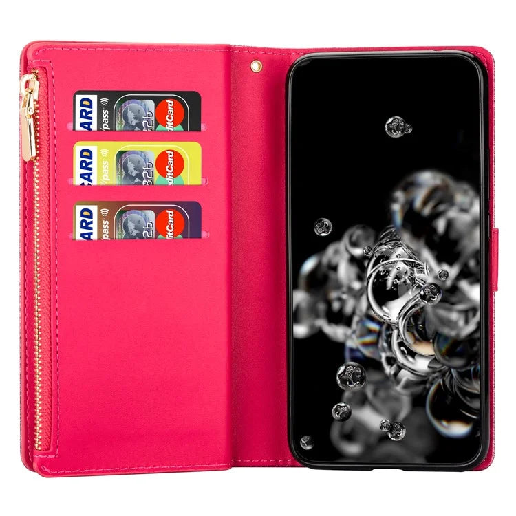 For Xiaomi Redmi Note 13 Pro 5G / Poco X6 5G Case Leather Phone Cover Glitter Surface