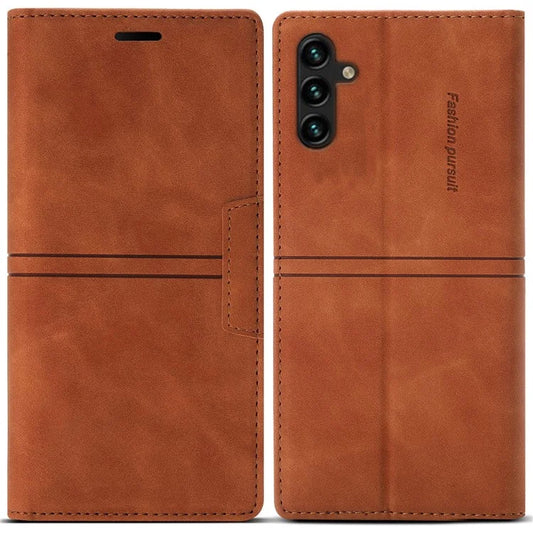 For Samsung Galaxy A25 5G (Global) (161.0 x 76.5 x 8.3mm) Case Leather Wallet Cover Magnetic Closing