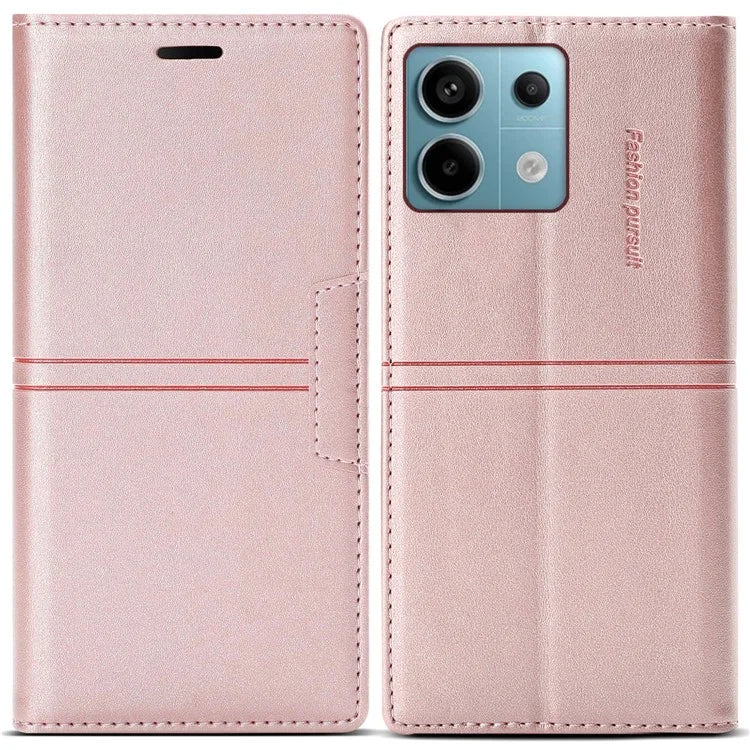 For Xiaomi Redmi Note 13 Pro 5G / Poco X6 5G Case PU Leather Wallet Flip Phone Cover