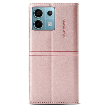 For Xiaomi Redmi Note 13 Pro 5G / Poco X6 5G Case PU Leather Wallet Flip Phone Cover