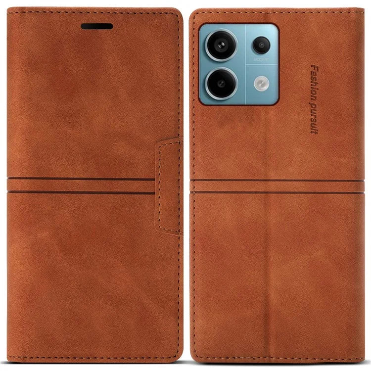 For Xiaomi Redmi Note 13 Pro 5G / Poco X6 5G Case PU Leather Wallet Flip Phone Cover