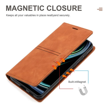 For Xiaomi Redmi Note 13 Pro 5G / Poco X6 5G Case PU Leather Wallet Flip Phone Cover