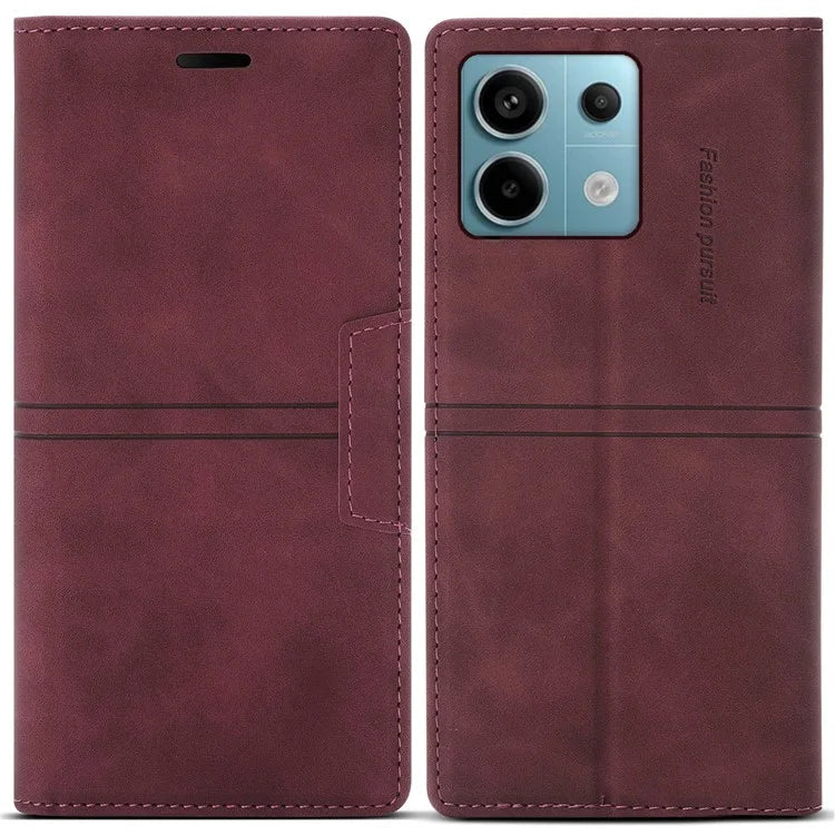 For Xiaomi Redmi Note 13 Pro 5G / Poco X6 5G Case PU Leather Wallet Flip Phone Cover