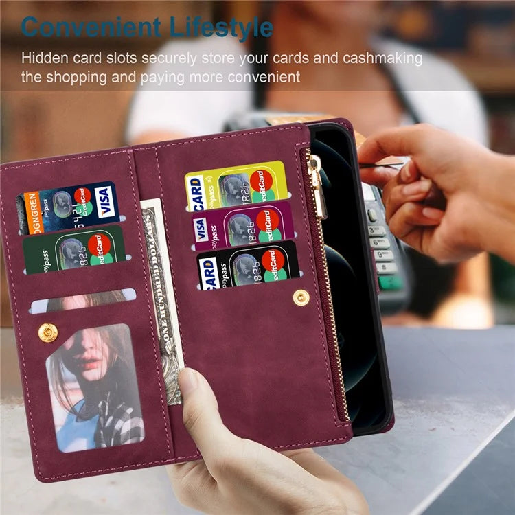 For Samsung Galaxy A25 5G (Global) (161.0 x 76.5 x 8.3mm) Leather Case Color Splicing Wallet Cover