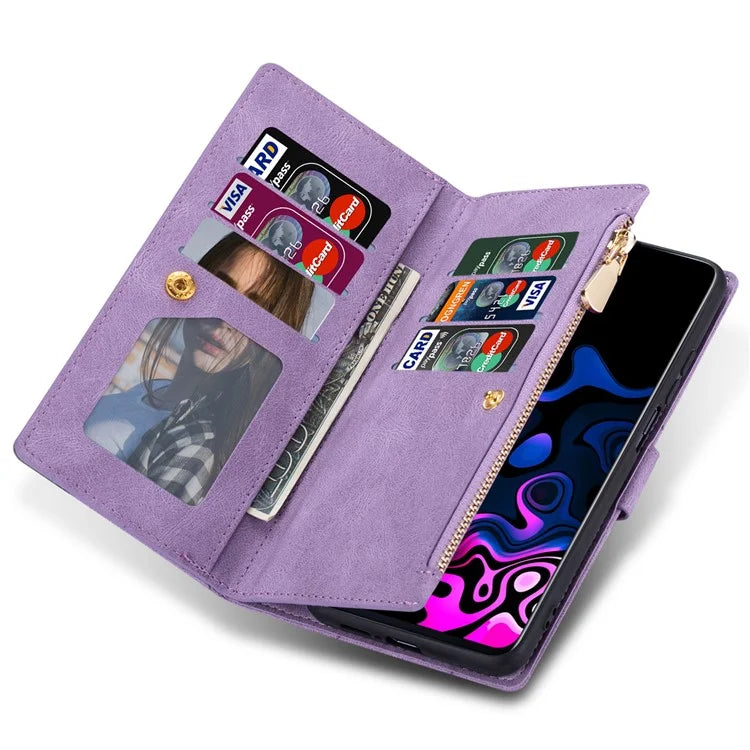 For Samsung Galaxy A25 5G (Global) (161.0 x 76.5 x 8.3mm) Leather Case Color Splicing Wallet Cover